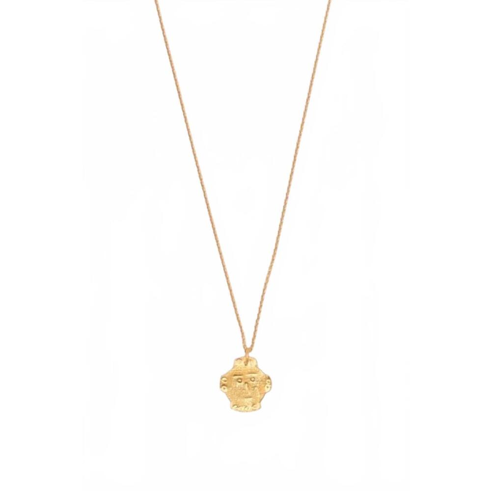 NEW APRES women's mini ra necklace in gold
